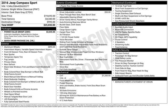 2016 Jeep Compass Sport