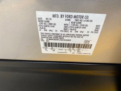 2018 Ford Explorer XLT