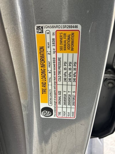 2025 Chevrolet Tahoe LT
