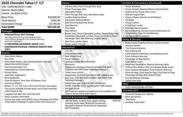 2020 Chevrolet Tahoe LT