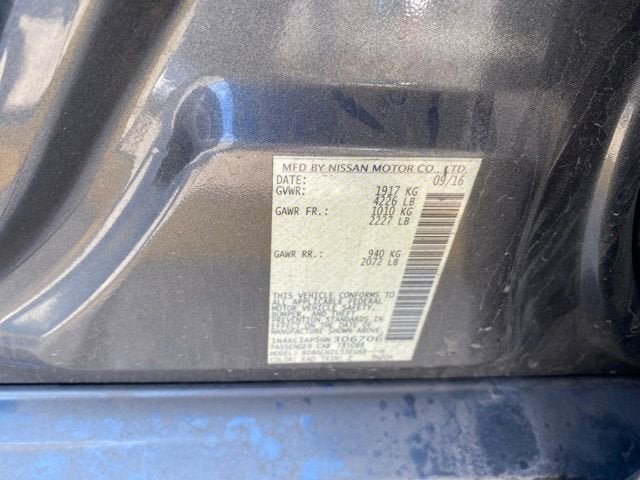 2017 Nissan Altima 2.5 SR