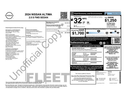 2024 Nissan Altima 2.5 S