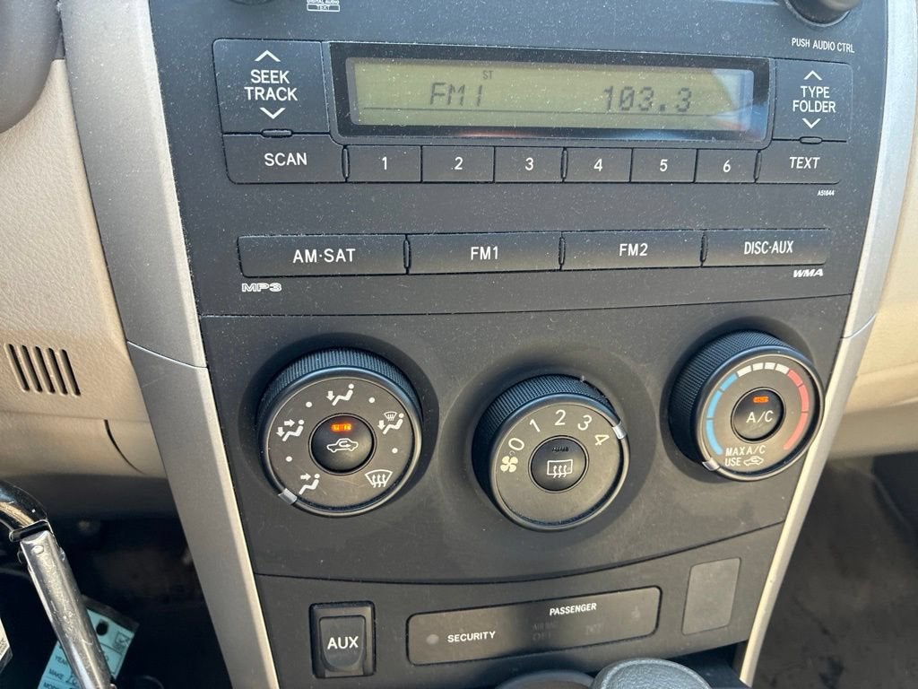 2009 Toyota Corolla NA