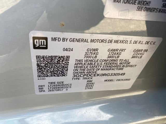 2024 Chevrolet Silverado 1500 Custom Trail Boss