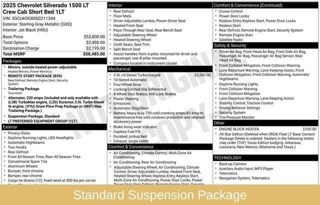 2025 Chevrolet Silverado 1500 LT