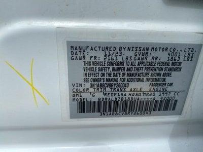 2024 Nissan Sentra SV