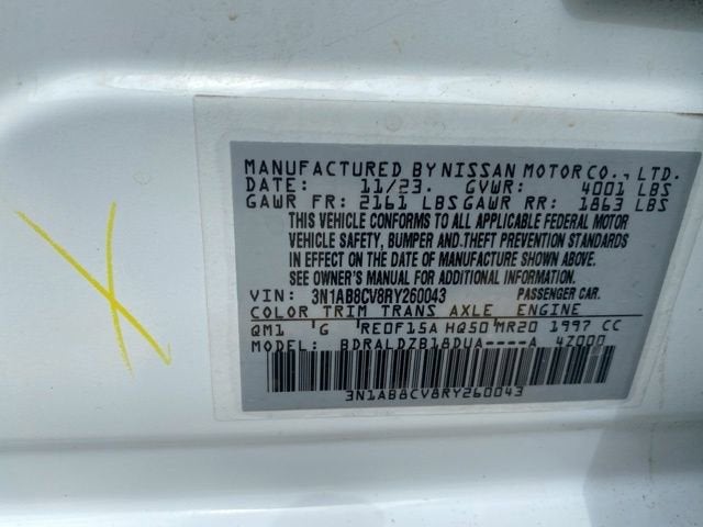 2024 Nissan Sentra SV