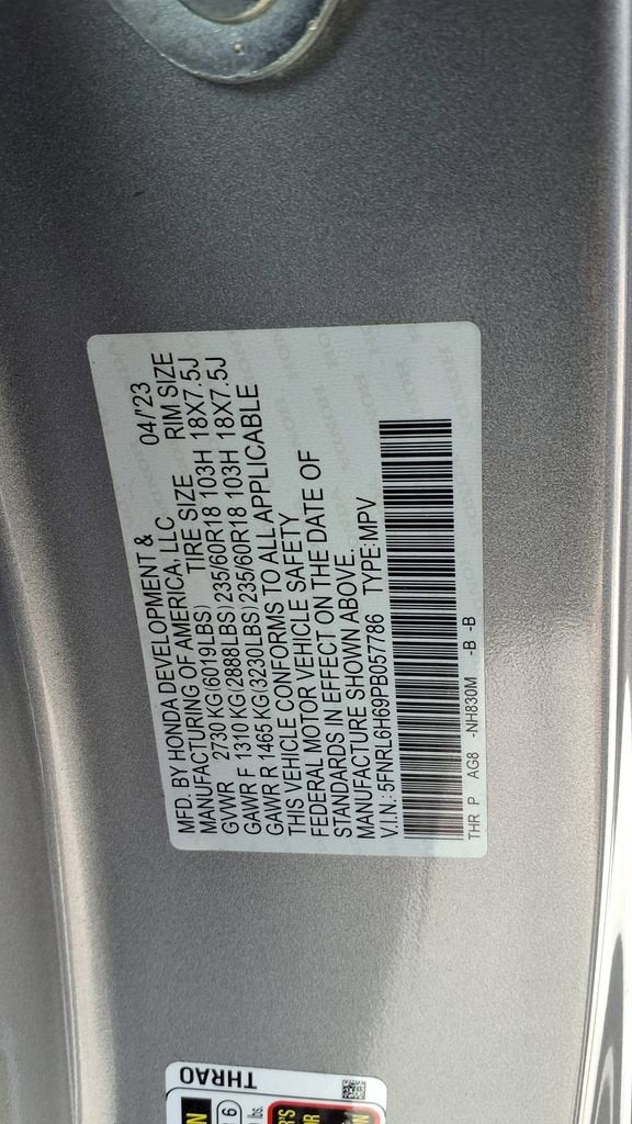 2023 Honda Odyssey EX-L