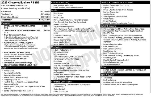2023 Chevrolet Equinox RS