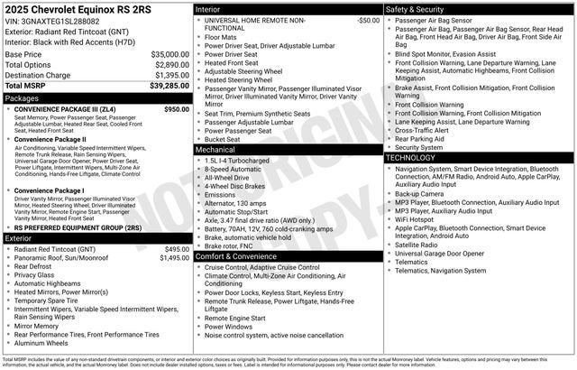2025 Chevrolet Equinox RS