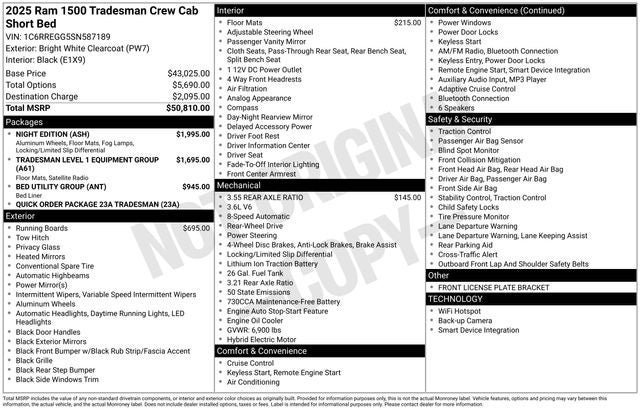 2025 RAM 1500 Tradesman