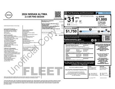2024 Nissan Altima 2.5 SR
