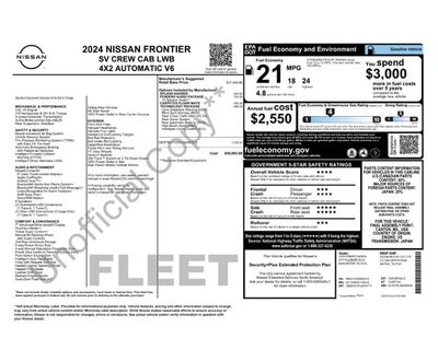 2024 Nissan Frontier SV