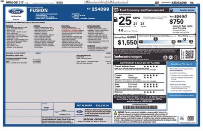 2019 Ford Fusion Titanium