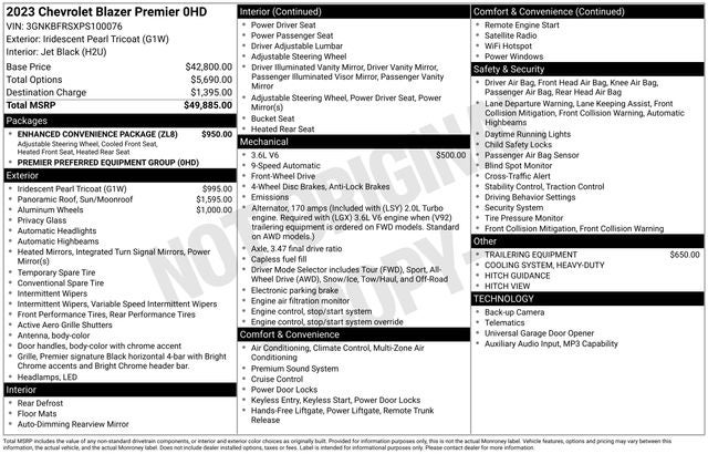 2023 Chevrolet Blazer Premier