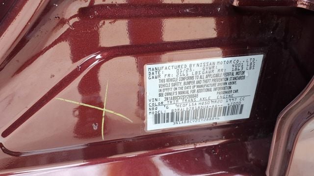 2025 Nissan Sentra SV