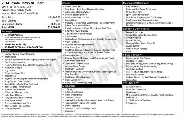 2014 Toyota Camry L
