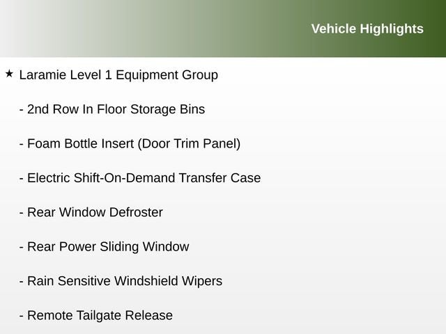 2023 RAM 1500 Laramie Crew Cab 4x4 5'7' Box