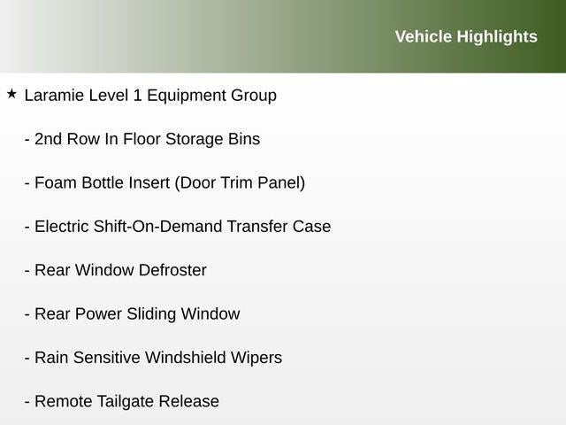 2023 RAM 1500 Laramie Crew Cab 4x4 5'7' Box