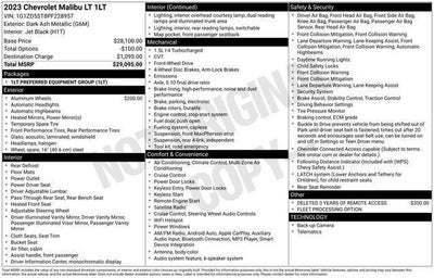 2023 Chevrolet Malibu FWD 1LT