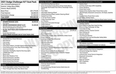 2021 Dodge Challenger R/T Scat Pack
