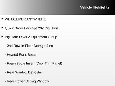 2020 RAM 1500 Big Horn/Lone Star