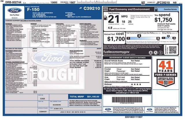 2018 Ford F-150 XLT