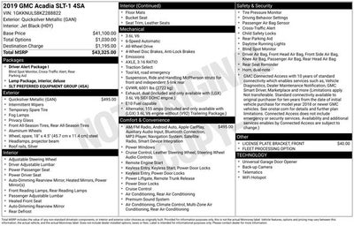 2019 GMC Acadia SLT-1