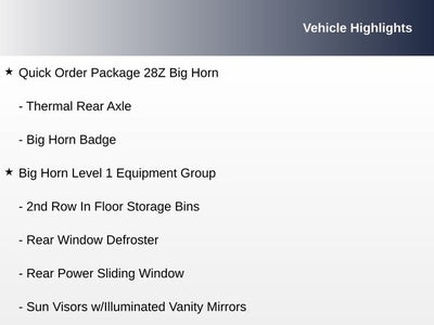 2022 RAM 1500 Big Horn/Lone Star