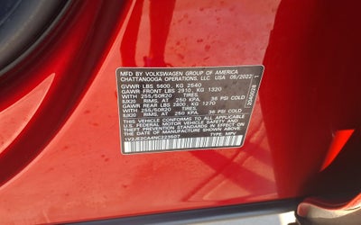 2022 Volkswagen Atlas Cross Sport 3.6L V6 SE w/Technology