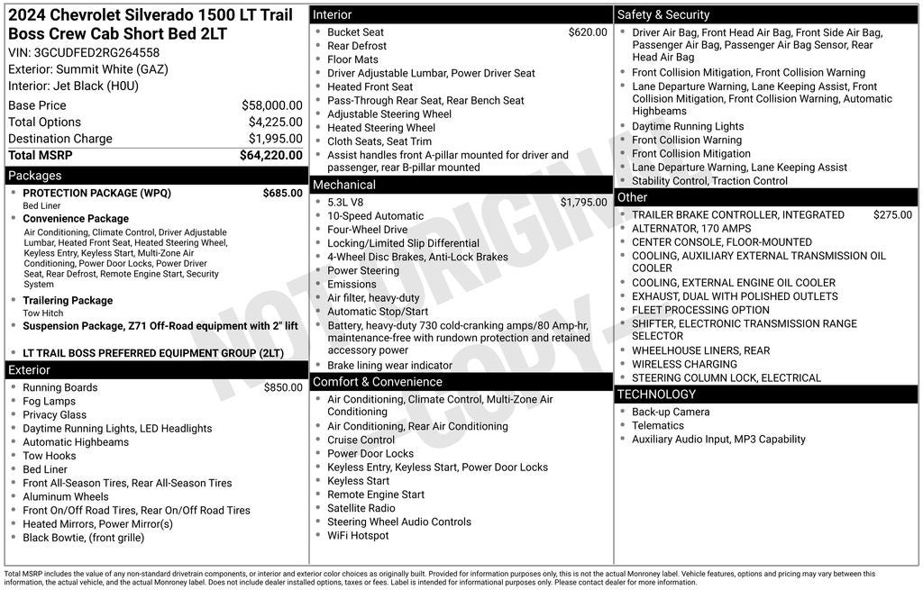 2024 Chevrolet Silverado 1500 LT Trail Boss