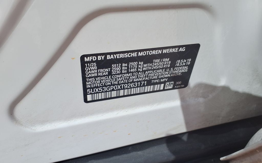 2026 BMW X3 30 xDrive