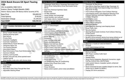 2024 Buick Encore GX Sport Touring