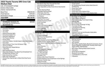2023 Toyota Tacoma SR5 V6