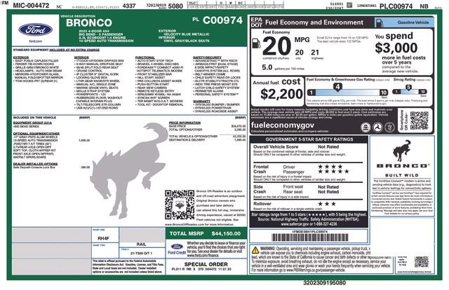 2023 Ford Bronco Big Bend