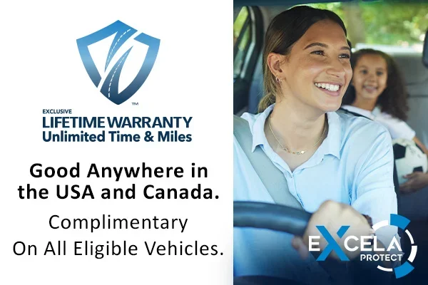 Lifetime warranty on eligible vehicles across USA and Canada